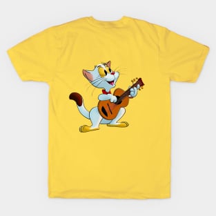 Cat is playing guitar T-Shirt